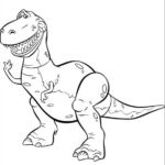Tiranosaurio Rex Para Colorear